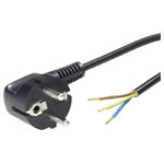 LappKabel 70261151 pvc cable, 1.5m, white, angled plug, stripped ends