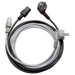LAPP 73222381 plug C13/C14 grey 5m PVC cable, right-angled plug.