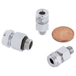 LappKabel 52001895 gland M10 brass nickel IP68, fits 2-5.5mm cable, 1 pc
