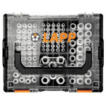 LAPP 53110055 gland set Black, robust ABS case, click system, M12-M32