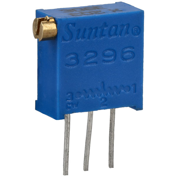 Suntan TSR-3296X-203R 20k Wr3296x 10% 3/8 Cermet Trimmer Pot