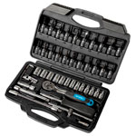 Faithfull FAISOC1446MQ 1/4in Socket Set, 46 Piece