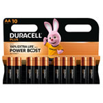 Duracell S30945 AA Cell Plus with Power Boost Batteries (Pack 10)