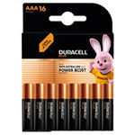 Duracell S30950 AAA Cell Plus with Power Boost Batteries (Pack 16)