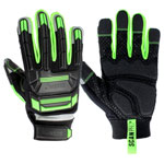 Scan PT-203 Anti Impact Synthetic Leather & Polymer Gloves - M (Size 8)
