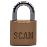 Scan BC7525 Brass Padlock 25mm