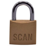 Scan BC0430 Brass Padlock 30mm