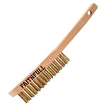 Faithfull FAI680B3F Brass Scratch Brush, Three Row