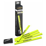 Komelon KCPT10 Carpenters Pencil and Sharpener Set, 10 Piece