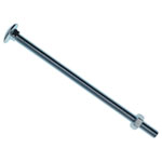 METALMATE MEMCSX08150 Cup Square Hex Bolt & Nut ZP M8 x 150mm Box 10