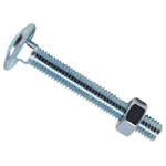 METALMATE MEMCSX0860 Cup Square Hex Bolt & Nut ZP M8 x 60mm Box 25