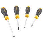 Stanley STHT16169-0 CUSHION GRIP™ Screwdriver Set, 4 Piece