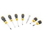Stanley STHT16166-0 CUSHION GRIP™ Screwdriver Set 6 Pc + Volt Tester
