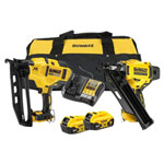 DEWALT DCK246P2-GB DCK246P2 XR Nailer Kit 18V 2 x 5.0Ah Li-ion