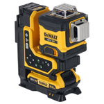 DEWALT DCLE34035D1-GB DCLE34035D1 3x360 RemCtrl GreenLaser 18V 1x2Ah