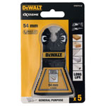 DEWALT DT20775-QZ DT20775 Bi-metal 3 Sided Multitool Blade 54mm 5Pk