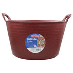 Faithfull FAIECOFLXR15 Eco Flex Tub 15 litre - Recycled Red