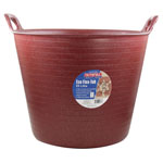 Faithfull FAIECOFLXR25 Eco Flex Tub 25 litre - Recycled Red