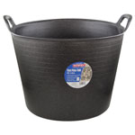 Faithfull FAIECOFLXB42 Eco Flex Tub 42 litre - Recycled Black