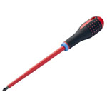 Bahco BE-8811S ERGO™ VDE Insulated Pozi Screwdriver PZ1 x 80mm