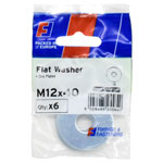 ForgeFix FPKFW1240 Flat Washers ZP M12 x 40mm ForgePack 6