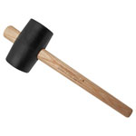 Faithfull FAIRMB16FSC FSC Black Rubber Mallet 16oz