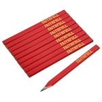Faithfull FAICPR10FSC FSC Carpenter's Pencils - Red / Medium (Pack 10)