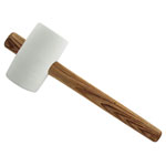 Faithfull FAIRMWF24FSC FSC White Rubber Mallet 24oz