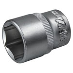 Faithfull FAISOC1222Q Hex Socket 1/2in Drive 22mm