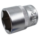 Faithfull FAISOC1224Q Hex Socket 1/2in Drive 24mm