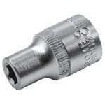 Faithfull FAISOC128Q Hex Socket 1/2in Drive 8mm