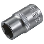 Faithfull FAISOC3811Q Hex Socket 3/8in Drive 11mm