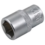 Faithfull FAISOC3812Q Hex Socket 3/8in Drive 12mm