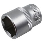 Faithfull FAISOC3816Q Hex Socket 3/8in Drive 16mm