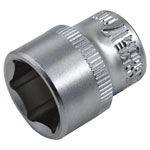 Faithfull FAISOC3817Q Hex Socket 3/8in Drive 17mm