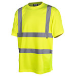 Scan SFTE01 Hi-Vis Yellow T-Shirt - XL (46in)