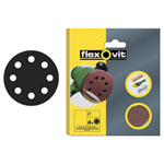 Flexovit 78072764750 Hook & Loop Sanding Disc 115mm Assorted (Pack 6)
