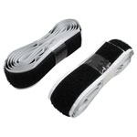 Faithfull FAITAPEHLB Hook & Loop Self Adhesive Tape Black 20mm x 1m