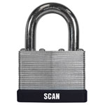 Scan QC0150 Laminated Steel Padlock 50mm