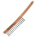 Faithfull FAI5802F Lightweight Scratch Brush, Two Row