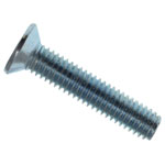 METALMATE MEMMSCSK0630 Machine Screw Pozi Compatible CSK ZP M6 x 30mm Box 25