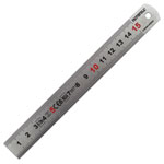 Faithfull FAIRUL150MS Matt Silver Measuring Rule 150mm