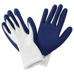 Kent & Stowe 70105346 Natural Bamboo Gloves Navy - Men's Large