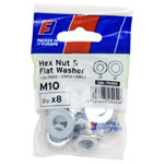 ForgeFix FPKNW10 Nut & Washer M10 ForgePack 8