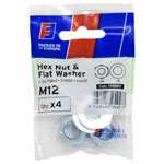 ForgeFix FPKNW12 Nut & Washer M12 ForgePack 4