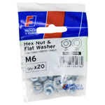 ForgeFix FPKNW6 Nut & Washer M6 ForgePack 20