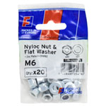 ForgeFix FPKNNW6 Nyloc Nut & Washer M6 ForgePack 20