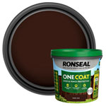 Ronseal KCB.8174503.50100.81 One Coat Shed & Fence Protection Dark Oak 5 litre