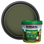 Ronseal KCB.8174503.60200.81 One Coat Shed & Fence Protection Forest Green 5l