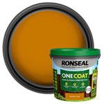 Ronseal KCB.8174503.41100.81 One Coat Shed & Fence Protection Harvest Gold 5l